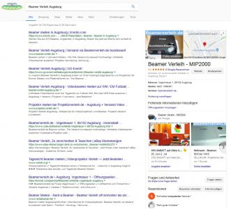 lokal suchen bei Google